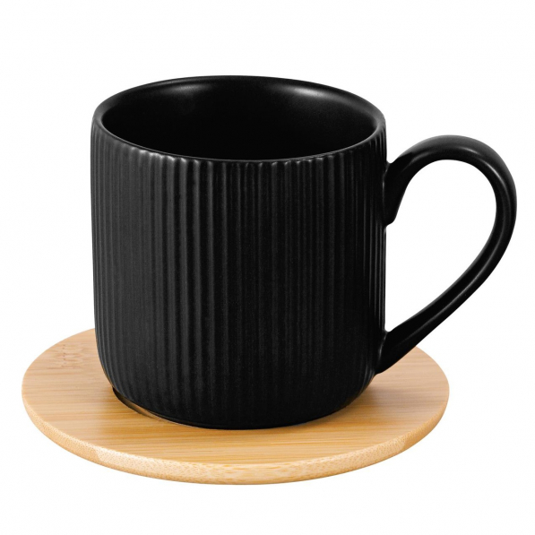Filiżanka do kawy i herbaty porcelanowa ze spodkiem FLORINA ADRIA 260 ml