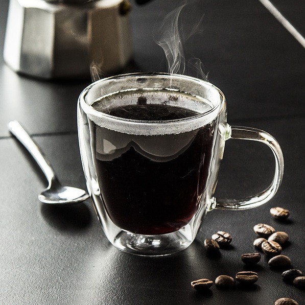 Filiżanka do kawy i herbaty termiczna z podwójną ścianką szklana THERMAL CUP 180 ml