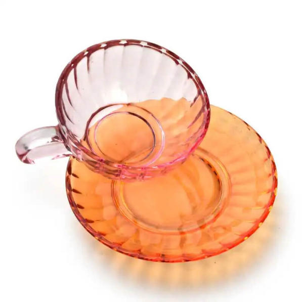 Filiżanka do kawy i herbaty ze spodkiem VINI 210 ml