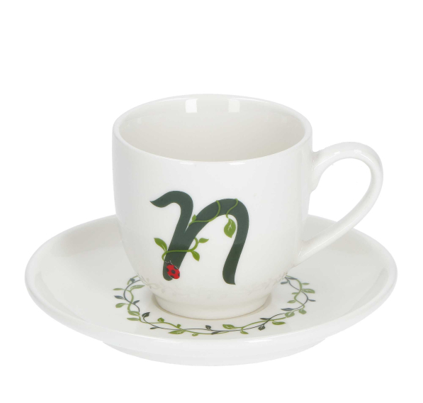 LA PORCELLANA BIANCA Solotua N 90 ml - filiżanka do espresso porcelanowa ze spodkiem