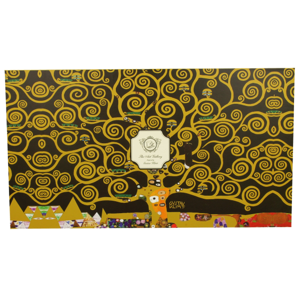 Filiżanki do kawy i herbaty porcelanowe ze spodkami DUO ART GALLERY TREE OF LIFE BY GUSTAV KLIMT 250 ml 6 szt.