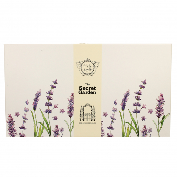 Filiżanki do kawy i herbaty porcelanowe ze spodkami DUO CLASSIC LAVENDER 280 ml 6 szt.