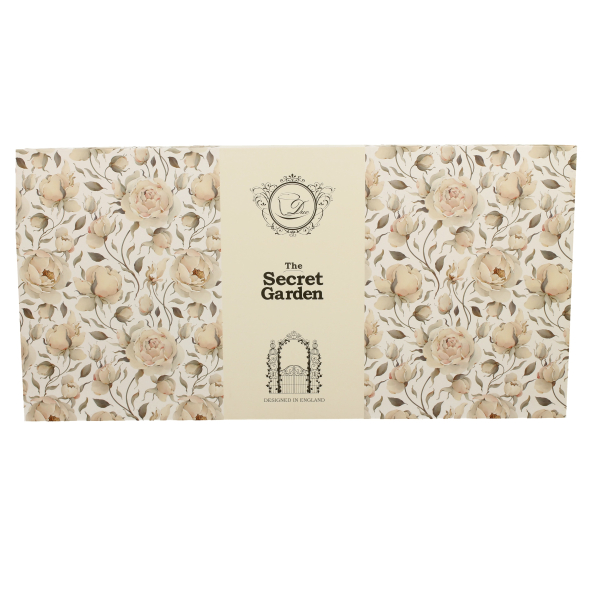 Filiżanki do kawy i herbaty porcelanowe ze spodkami DUO FLORAL EXCLUSIVE ENGLISH ROSES 250 ml 6 szt.