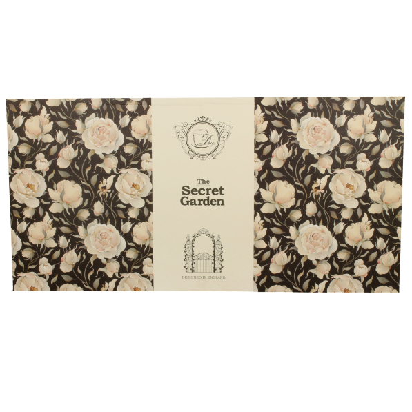 Filiżanki do kawy i herbaty porcelanowe ze spodkami DUO FLORAL EXCLUSIVE ENGLISH ROSES 250 ml 6 szt.