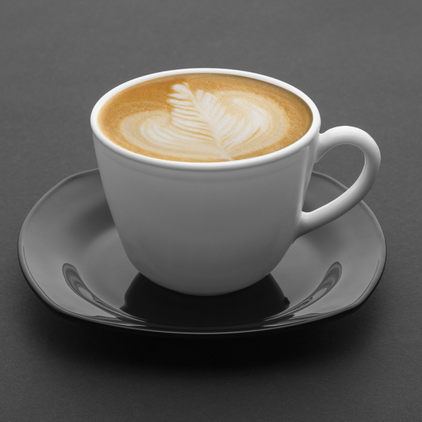 Filiżanki do kawy i herbaty szklane ze spodkami FLORINA VELVET 6 szt. 