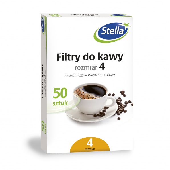 Filtry do kawy roz. 4 STELLA 50 szt.