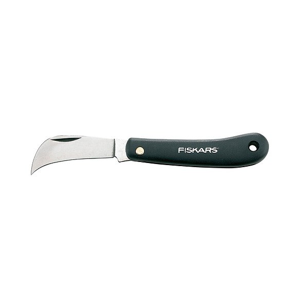 FISKARS Black - sierpak / nóż ogrodniczy stalowy