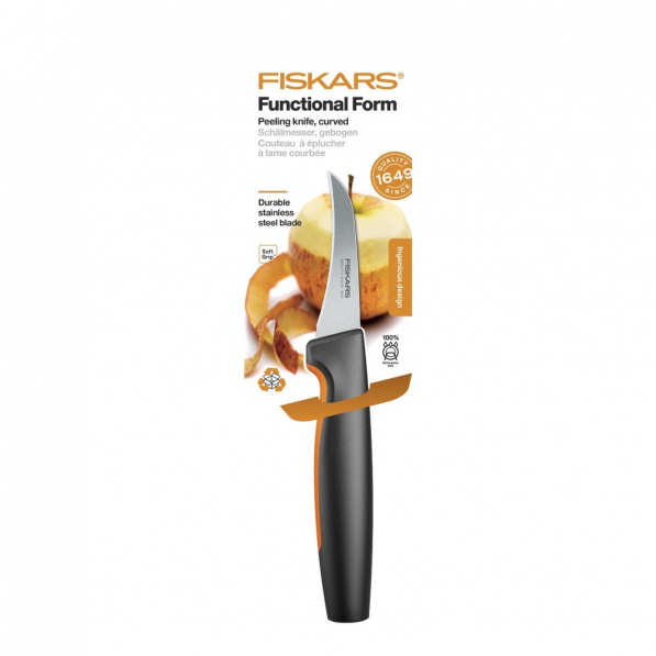 FISKARS Functional Form 7 cm - nóż do warzyw i owoców ze stali nierdzewnej