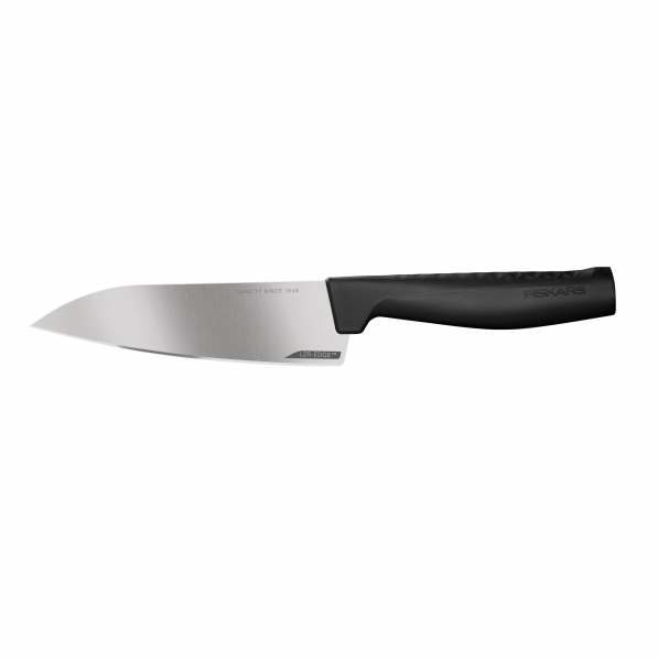 FISKARS Hard Edge 13,5 cm czarny - nóż szefa kuchni ze stali nierdzewnej