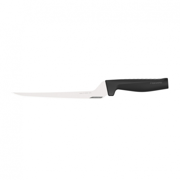 FISKARS Hard Edge 21,7 cm czarny - nóż do filetowania ryb ze stali nierdzewnej