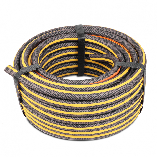 FISKARS Hose Set Premium 9 mm 3/8" 15 m czarno-szary - wąż ogrodowy z akcesoriami