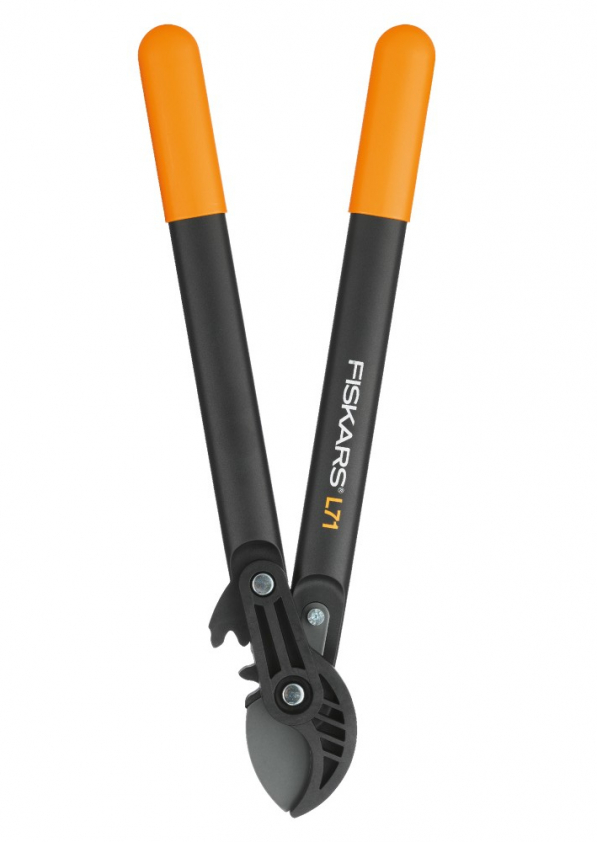 FISKARS PowerGear L71 S czarny - sekator ogrodowy kowadełkowy dwuręczny stalowy