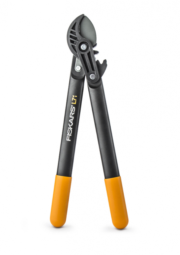 FISKARS PowerGear L71 S czarny - sekator ogrodowy kowadełkowy dwuręczny stalowy