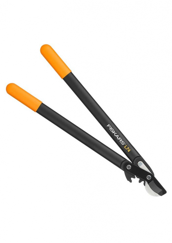 FISKARS PowerGear L74 M czarny - sekator ogrodowy nożycowy dwuręczny stalowy