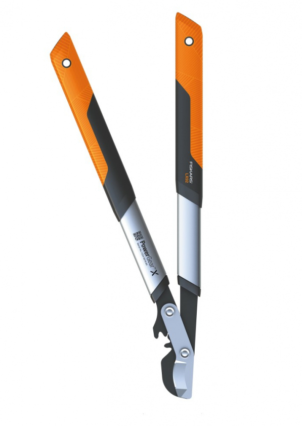 FISKARS PowerGear LX92 S pomarańczowy - sekator ogrodowy nożycowy dwuręczny stalowy