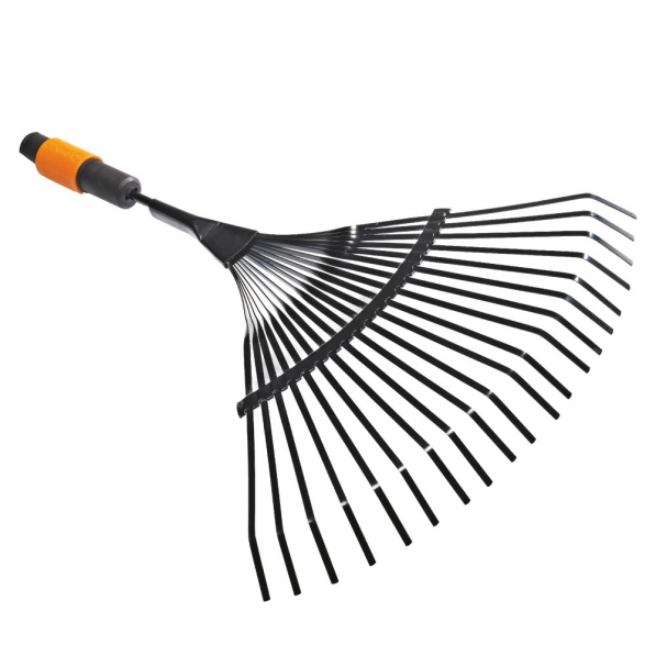 FISKARS QuikFit Leaf Rake XL czarne - grabie do liści stalowe