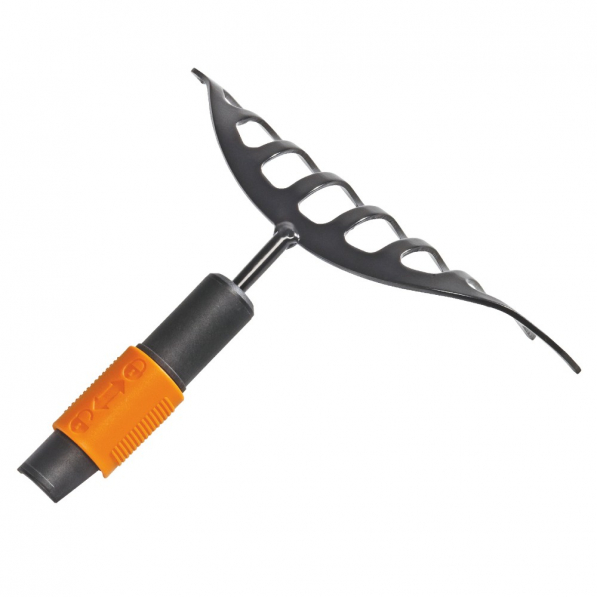 FISKARS QuikFit Rose Rake czarne - grabie do róż stalowe