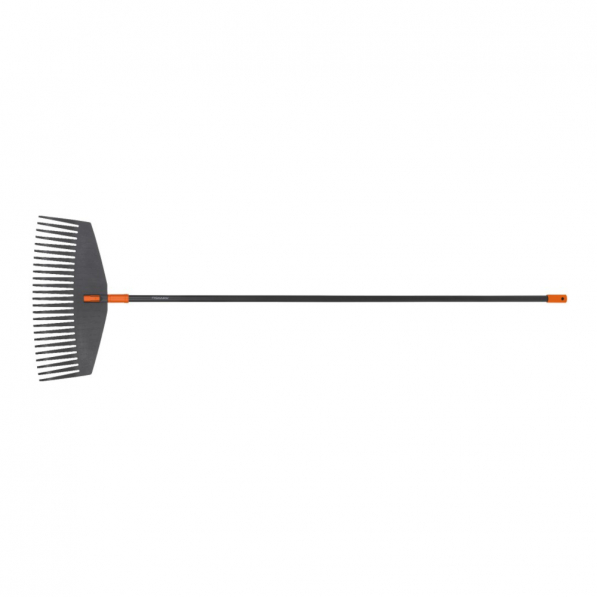 FISKARS Solid Leaf Rake L czarne - grabie do liści z trzonkiem