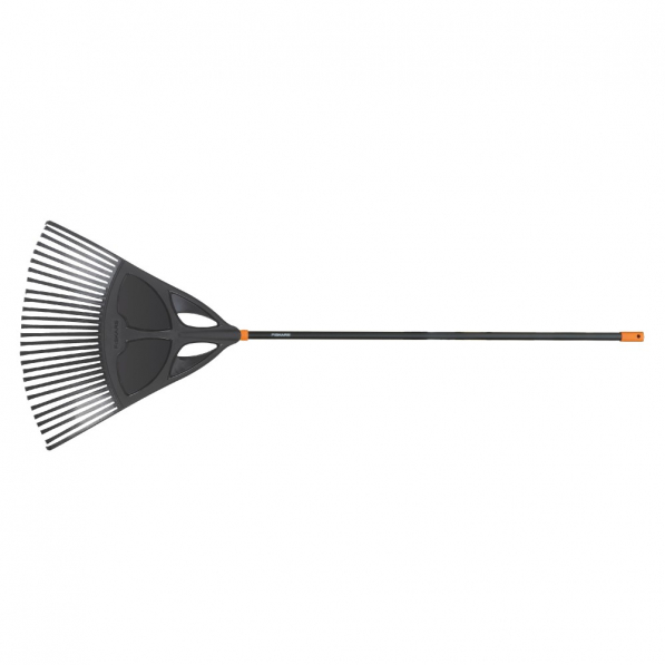 FISKARS Solid Leaf Rake XL czarne - grabie do liści z trzonkiem