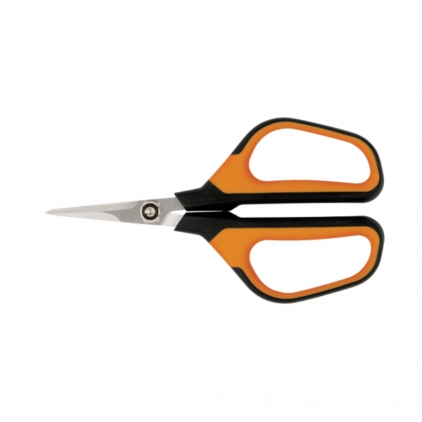 FISKARS Solid Shears SP15 pomarańczowo-czarne - nożyczki ogrodowe do ziół i kwiatów stalowe