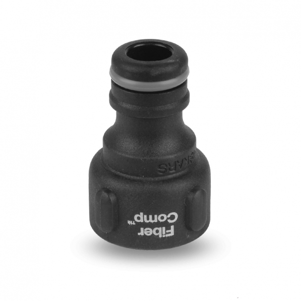 FISKARS Tap Connector 21 mm G1/2'' czarne - przyłącze kranowe