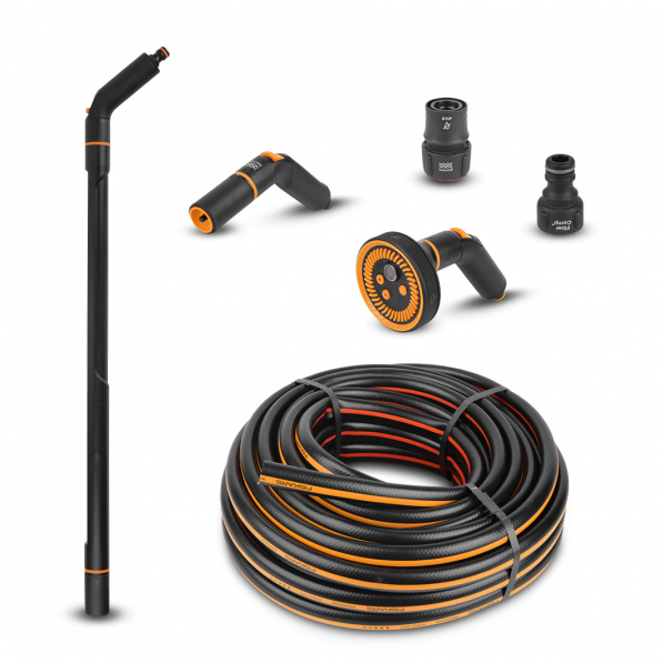 FISKARS Watering 6 el. - wąż ogrodowy z akcesoriami