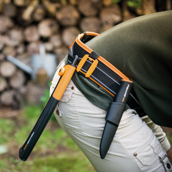 FISKARS WoodXpert Tool Belt TB1 czarny - pas narzędziowy poliestrowy