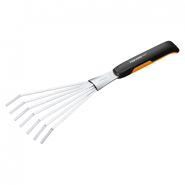 FISKARS Xact Hand Rake czarne - grabie ze stali nierdzewnej