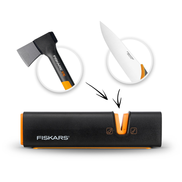 FISKARS Xsharp czarna - ostrzałka do noży i siekier ceramiczna