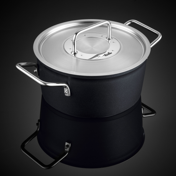 FISSLER Adamant 18 cm - garnek aluminiowy z pokrywką