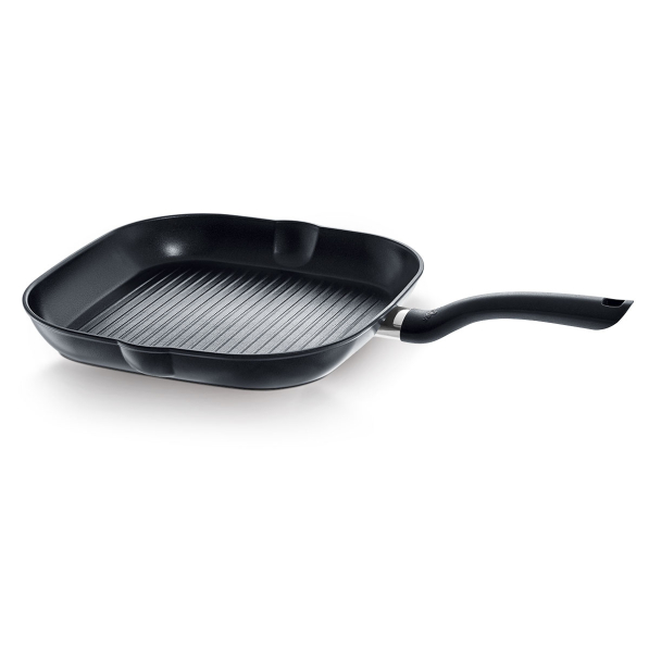 FISSLER Cenit 28 x 28 cm - patelnia grillowa aluminiowa nieprzywierająca