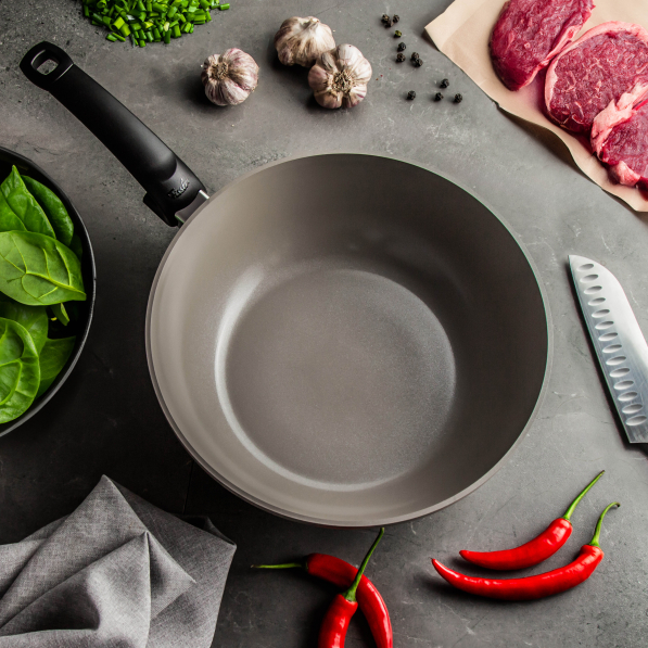 FISSLER Ceratal Classic 30 cm - patelnia / wok ceramiczny nieprzywierający
