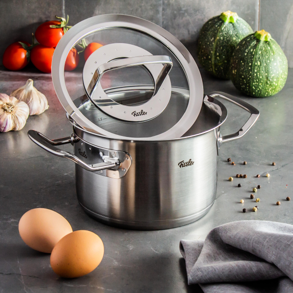 FISSLER Original Profi Collection 2,1 l - garnek ze stali nierdzewnej z pokrywką