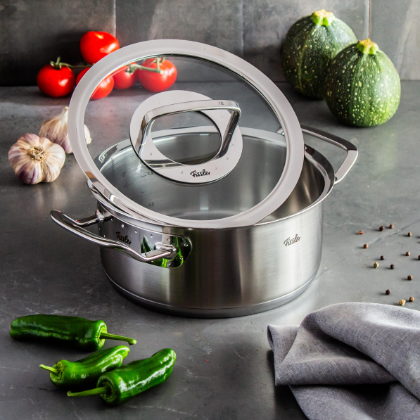 FISSLER Original Profi Collection 2,6 l - garnek ze stali nierdzewnej z pokrywką