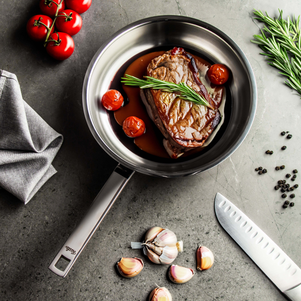 FISSLER Original Profi Collection Stielpfanne 24 cm - patelnia ze stali nierdzewnej