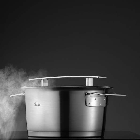 FISSLER Phi 6,5 l - garnek ze stali nierdzewnej z pokrywką
