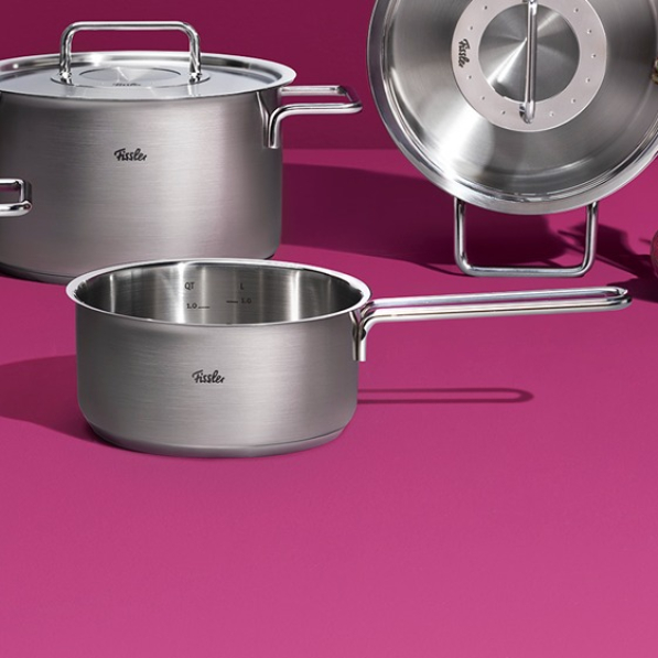 FISSLER Pure Collection 1,4 l - rondel ze stali nierdzewnej