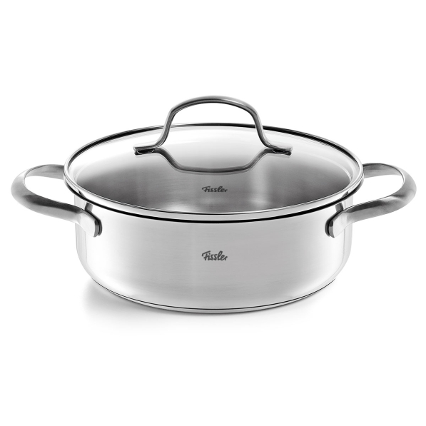 FISSLER San Francisco 2,1 l - garnek ze stali nierdzewnej ze szklaną pokrywką