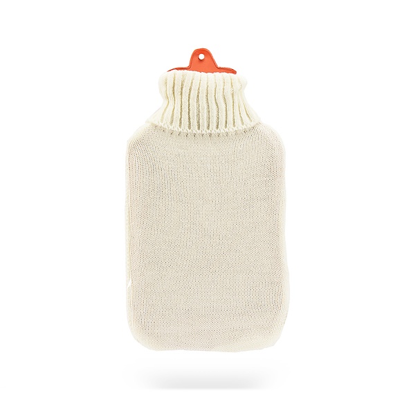 FLORINA Genser 2 l kremowy - termofor gumowy w sweterku / pokrowcu 