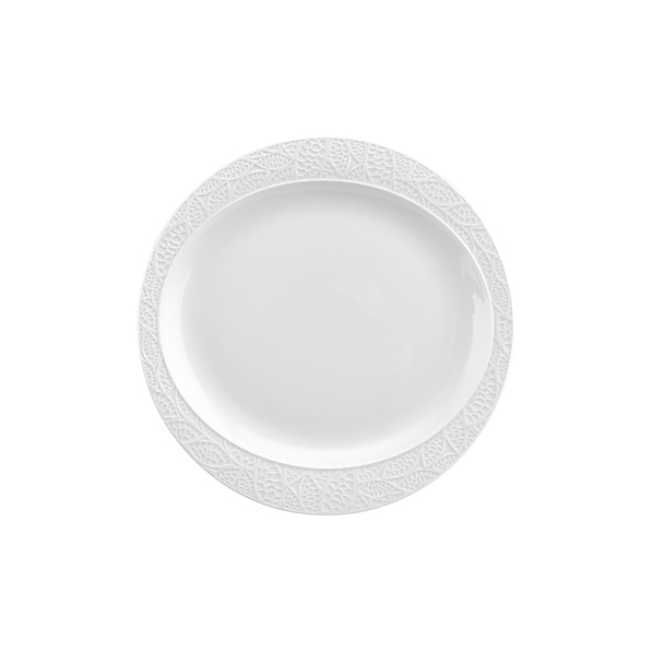 FLORINA Jess 22 cm biały - talerz deserowy porcelanowy