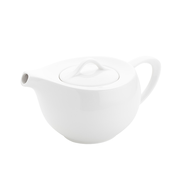 FLORINA Moss 1 l ecru - dzbanek do herbaty i kawy porcelanowy 