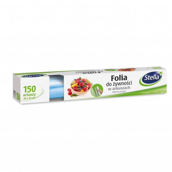 Folia spożywcza w arkuszach STELLA 150 szt.