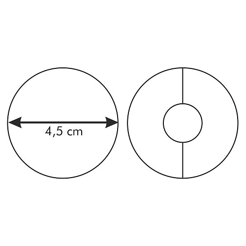 TESCOMA Delicia Koło maxi 4,5 cm - foremka / wykrawacz do ciastek metalowy