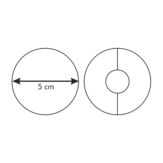TESCOMA Delicia Koło big 2 szt. - foremki / wykrawacze do ciastek metalowe