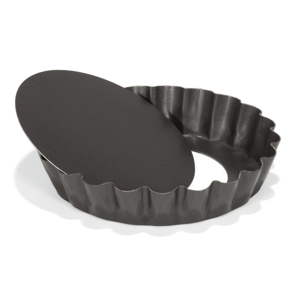 Foremka do tartaletek / Mini-tart stalowa z wyjmowanym dnem PATISSE PROFI 10 cm