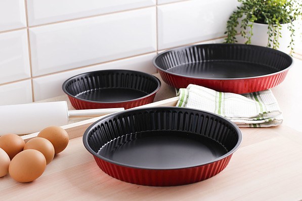 Foremki do tartaletek / mini-tart BLACK & RED 3 szt.