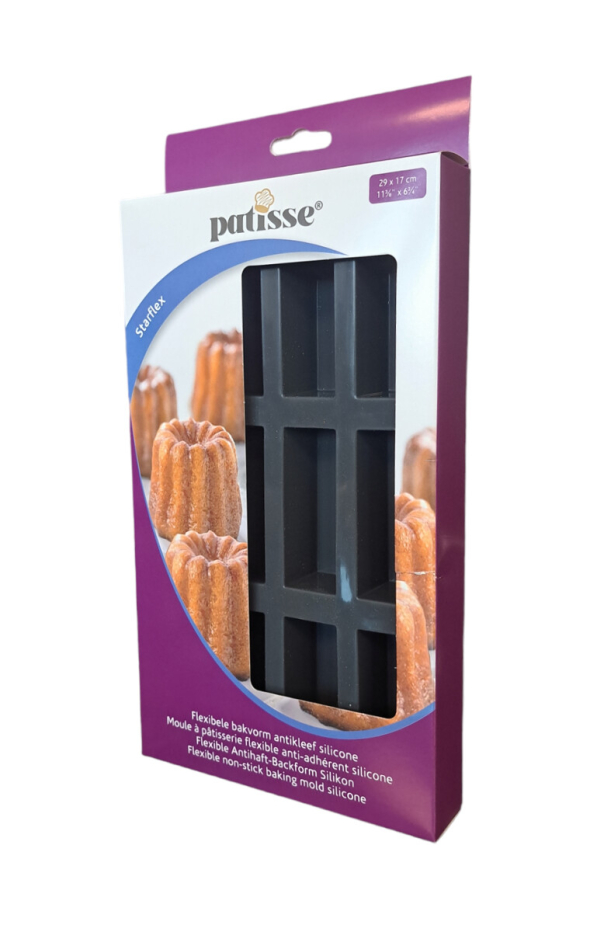Forma do 12 ciastek / batoników silikonowa PATISSE STARFLEX 29 x 17 cm