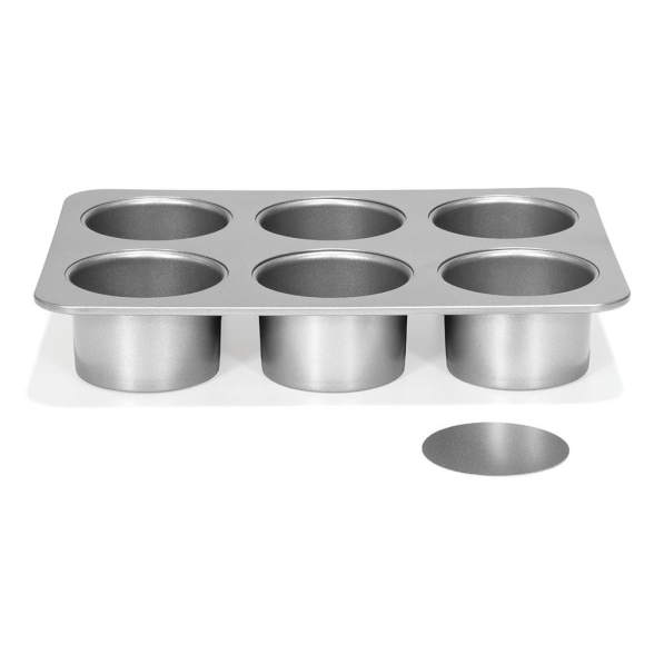 Forma do ciastek z wyjmowanym dnem stalowa PATISSE SILVER-TOP