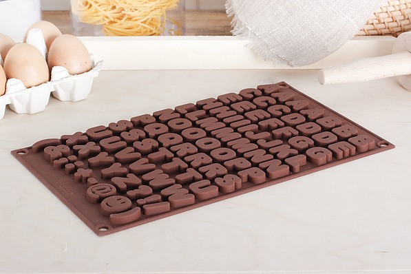 SILIKOMART Easy Choc Choco ABC - forma silikonowa do czekoladek litery