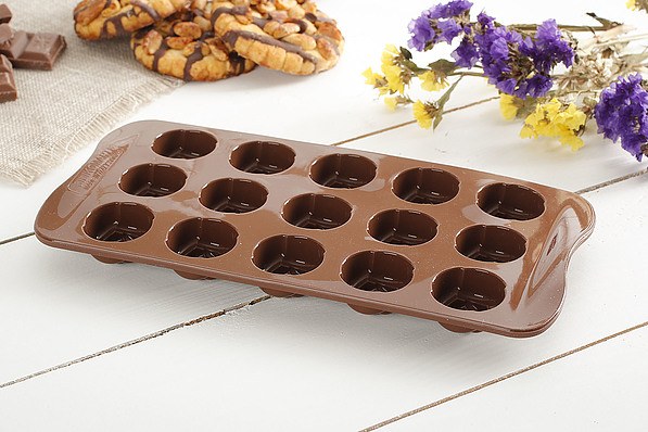 SILIKOMART Easy Choc Rose - forma do czekoladek i pralin silikonowa